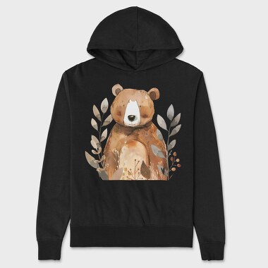 Bear Friends Forest, Hanorac Oversize Barbati (Unisex)
