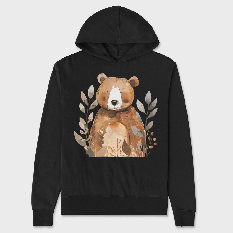 Bear Friends Forest, Hanorac Oversize Barbati (Unisex)