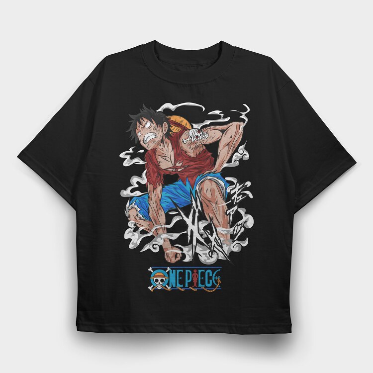 One Piece 46, Tricou Oversize Barbati (Unisex)