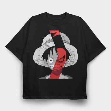 One Piece 47, Tricou Oversize Barbati (Unisex)