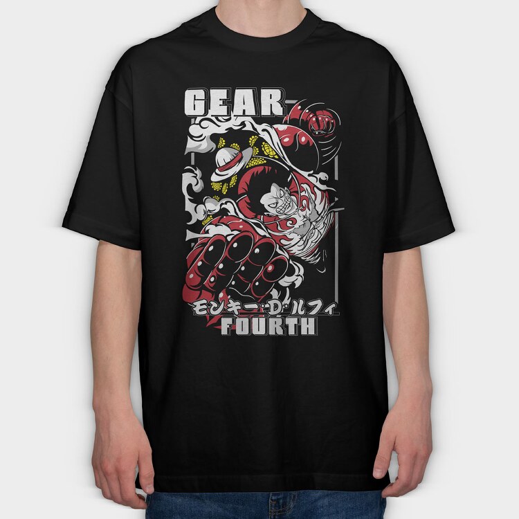 One Piece 48, Tricou Oversize Barbati (Unisex)