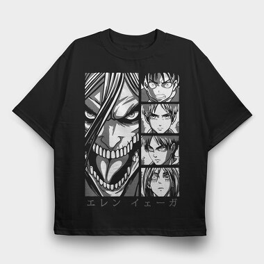 Attack on Titan 18, Tricou Oversize Barbati (Unisex)
