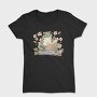 Frog Reading Cottagecore, Tricou Femei