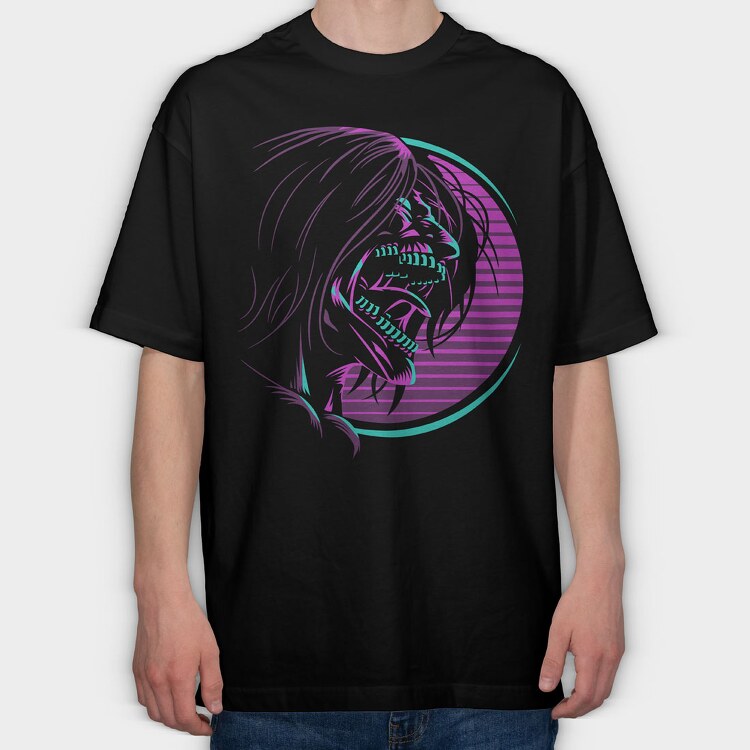 Attack on Titan 20, Tricou Oversize Barbati (Unisex)