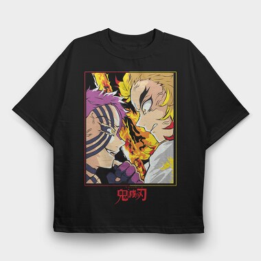 Demon Slayer 48, Tricou Oversize Barbati (Unisex)
