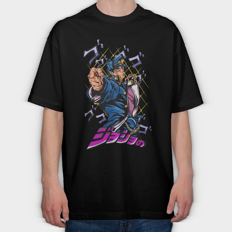 Jotaro Kujo, Tricou Oversize Barbati (Unisex)