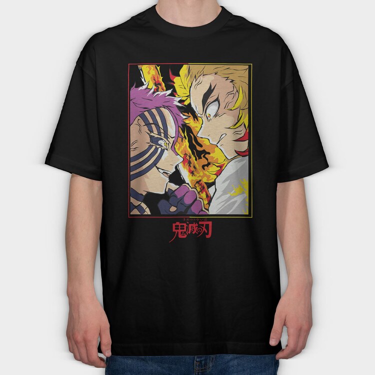 Demon Slayer 48, Tricou Oversize Barbati (Unisex)