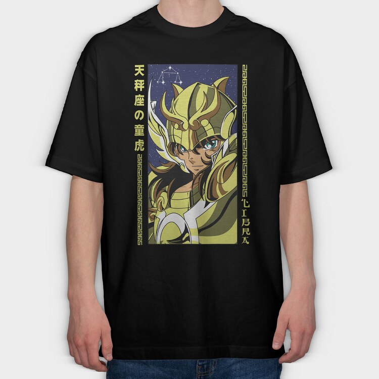 Saint Seiya 8, Tricou Oversize Barbati (Unisex)