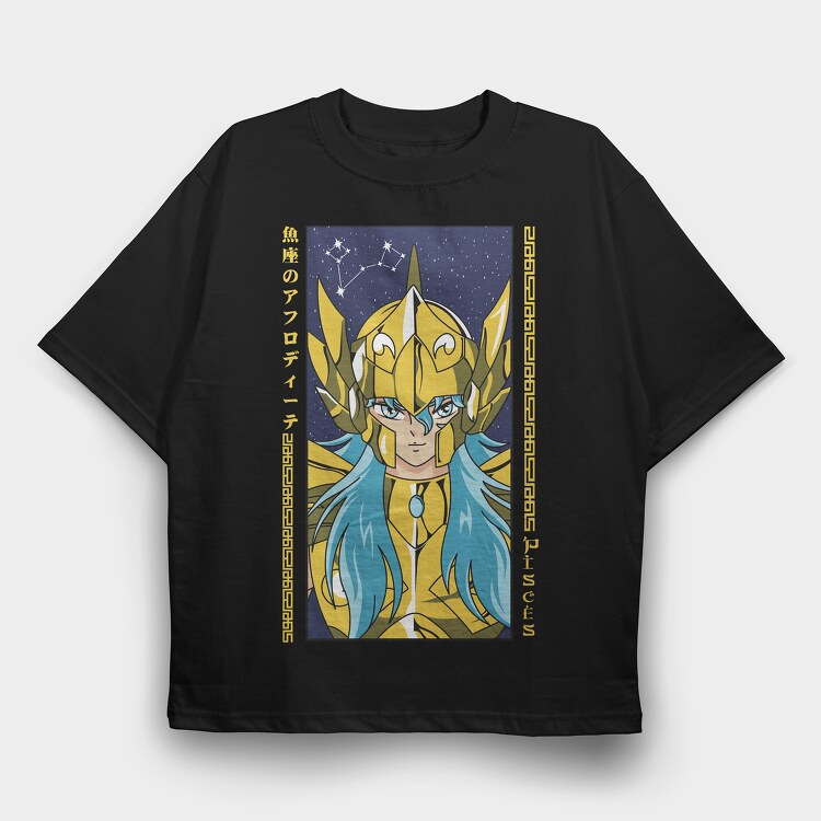 Saint Seiya 9, Tricou Oversize Barbati (Unisex)