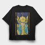 Saint Seiya 9, Tricou Oversize Barbati (Unisex)