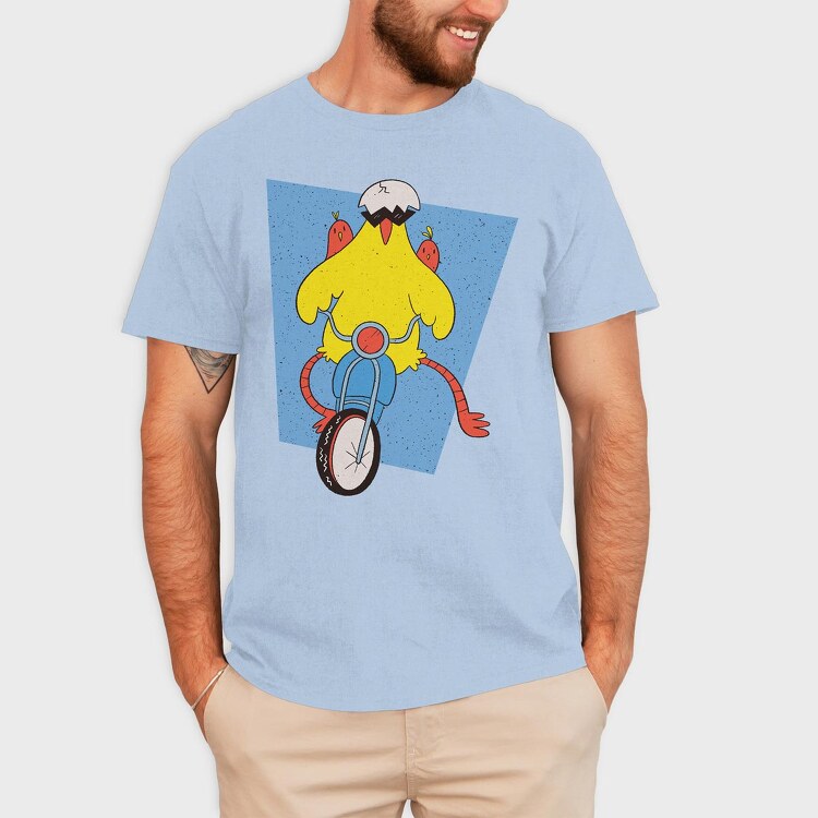 Chicken Motorcycle, Tricou Barbati (Unisex)