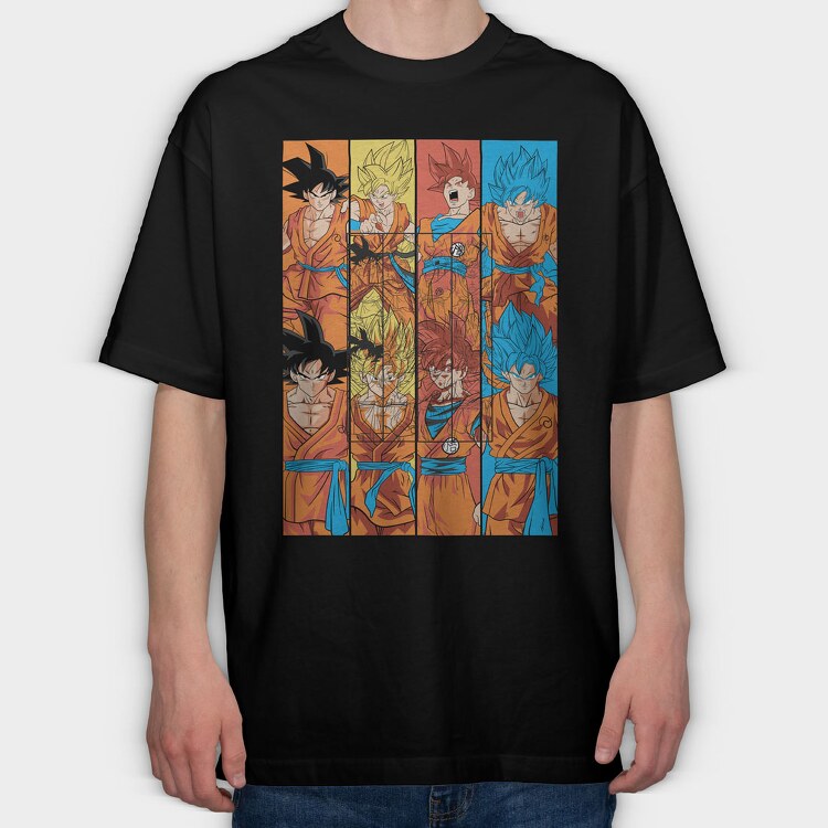 Dragon Ball Z 89, Tricou Oversize Barbati (Unisex)