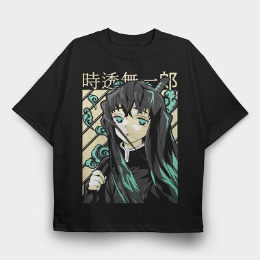 Demon Slayer 56, Tricou Oversize Barbati (Unisex)