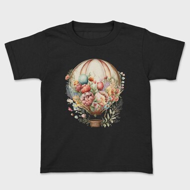 Balloon Floral Blooms, Tricou Copii