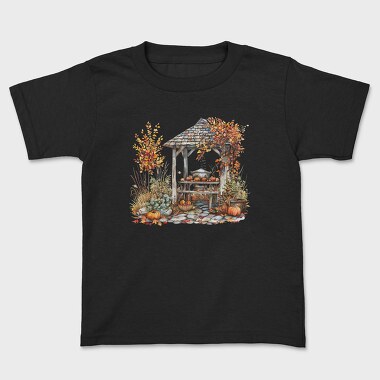 Autumn Pumpkin Garden, Tricou Copii