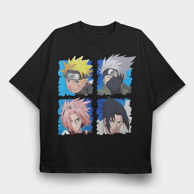 Naruto 58, Tricou Oversize Barbati (Unisex)