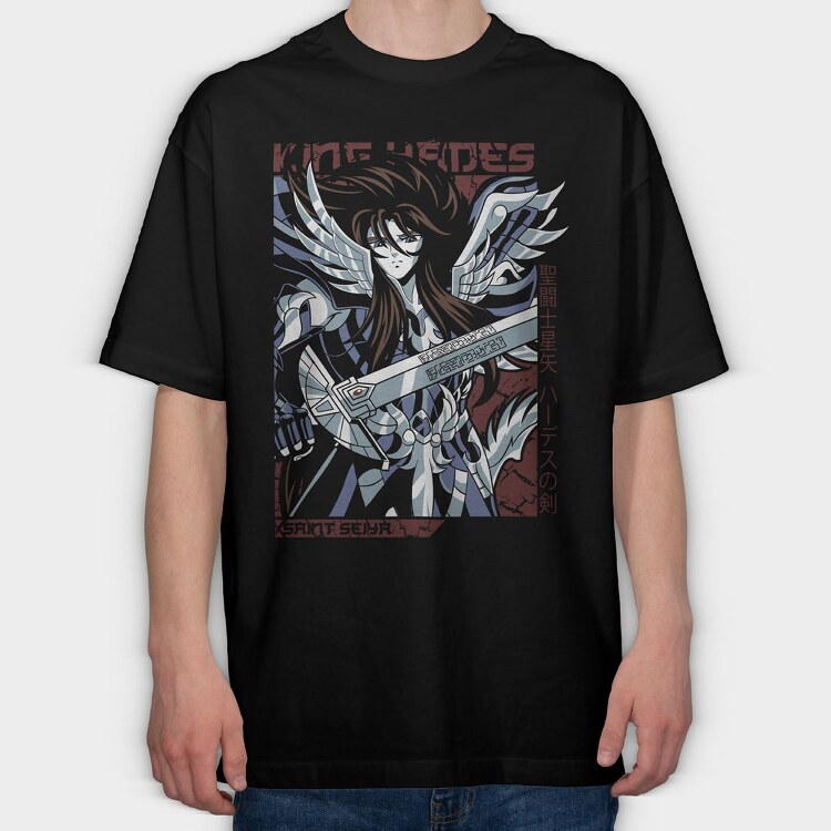 Saint Seiya, Tricou Oversize Barbati (Unisex)