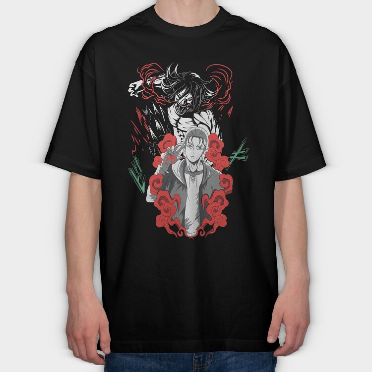 Attack on Titan 33, Tricou Oversize Barbati (Unisex)