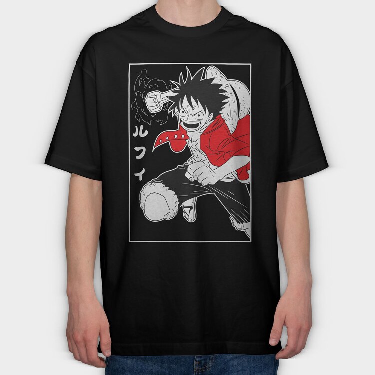 One Piece 65, Tricou Oversize Barbati (Unisex)