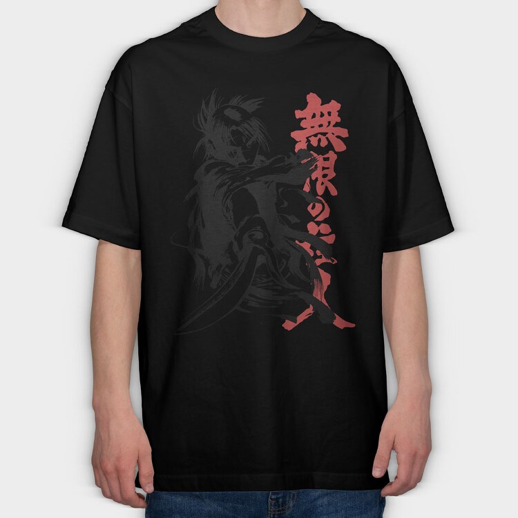 Samura Hiroaki Blade of the Immortal, Tricou Oversize Barbati (Unisex)