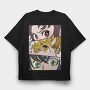Kimetsu No Yaiba, Tricou Oversize Barbati (Unisex)