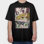 Kimetsu No Yaiba, Tricou Oversize Barbati (Unisex)