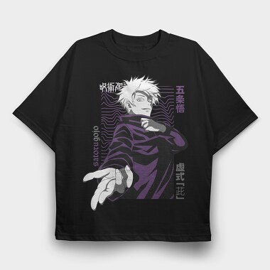 Satoru Gojo 2, Tricou Oversize Barbati (Unisex)