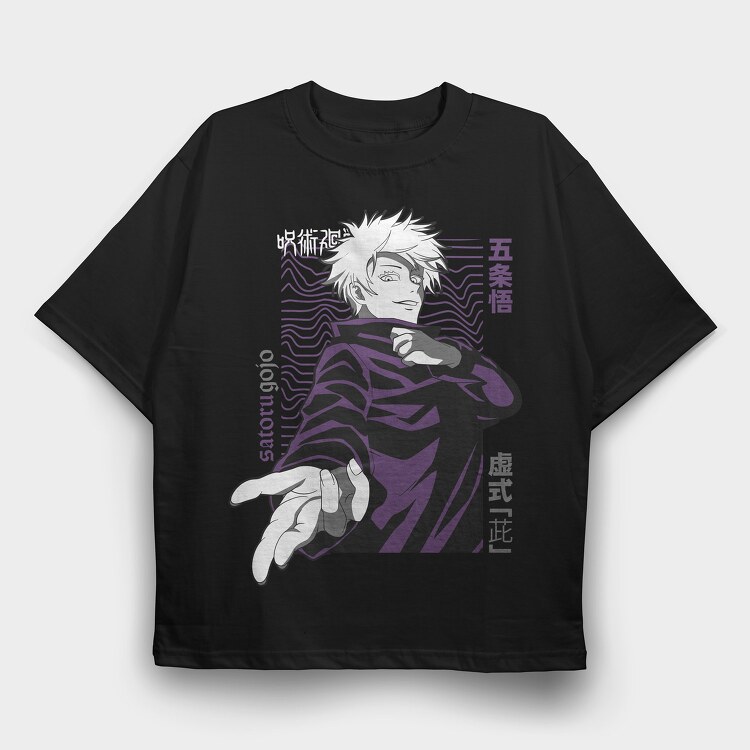 Satoru Gojo 2, Tricou Oversize Barbati (Unisex)