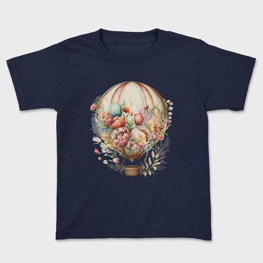 Balloon Floral Blooms, Tricou Copii