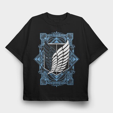 Attack on Titan 40, Tricou Oversize Barbati (Unisex)