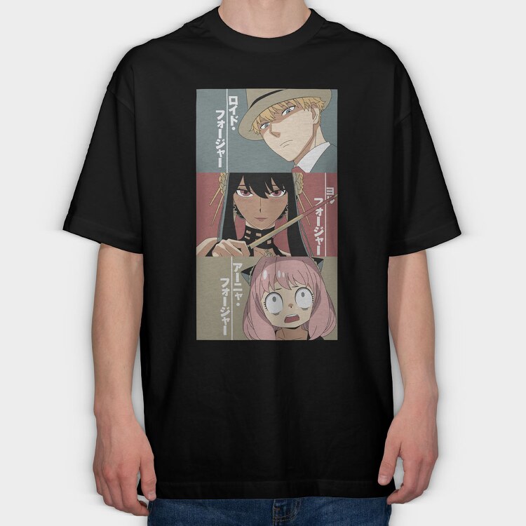 Spy X Family 1, Tricou Oversize Barbati (Unisex)