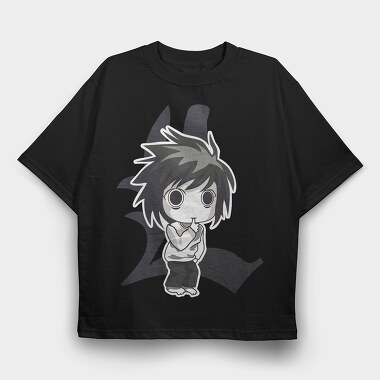 Funko Anime Death Note, Tricou Oversize Barbati (Unisex)