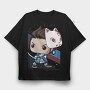 Funko Anime Demon Slayer 2, Tricou Oversize Barbati (Unisex)