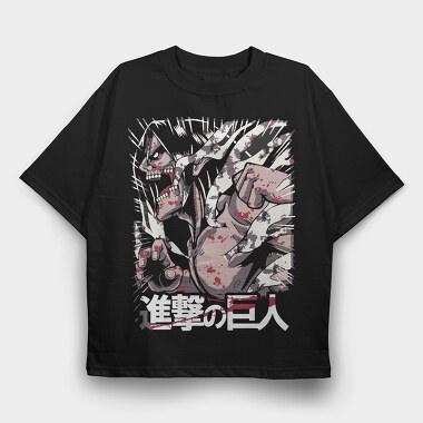 Attack on Titan 48, Tricou Oversize Barbati (Unisex)