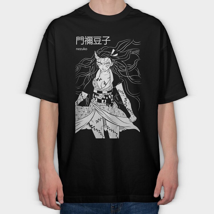Demon Slayer 74, Tricou Oversize Barbati (Unisex)