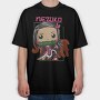 Funko Anime Demon Slayer Nezuko Kamado, Tricou Oversize Barbati (Unisex)