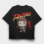 Funko Anime Demon Slayer Tanjiro, Tricou Oversize Barbati (Unisex)