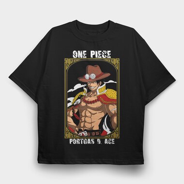 One Piece 80, Tricou Oversize Barbati (Unisex)