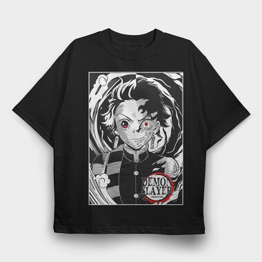 Demon Slayer 9, Tricou Oversize Barbati (Unisex)