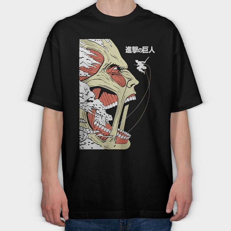 Attack on Titan 51, Tricou Oversize Barbati (Unisex)
