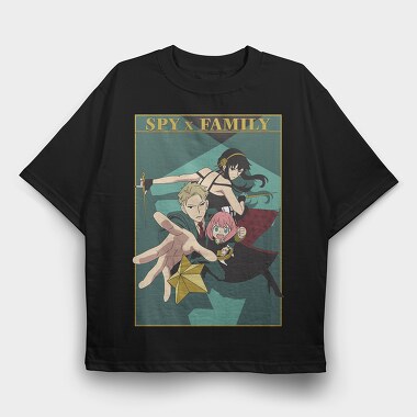 Spy X Family 2, Tricou Oversize Barbati (Unisex)