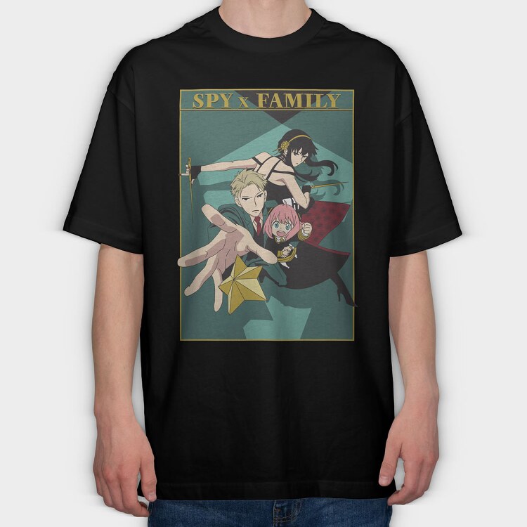 Spy X Family 2, Tricou Oversize Barbati (Unisex)