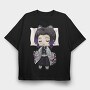 Demon Slayer Pillow 3, Tricou Oversize Barbati (Unisex)