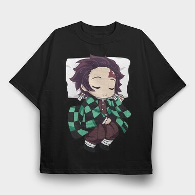 Demon Slayer Pillow 4, Tricou Oversize Barbati (Unisex)