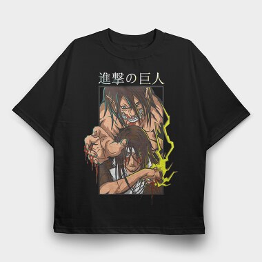 Attack on Titan 8, Tricou Oversize Barbati (Unisex)