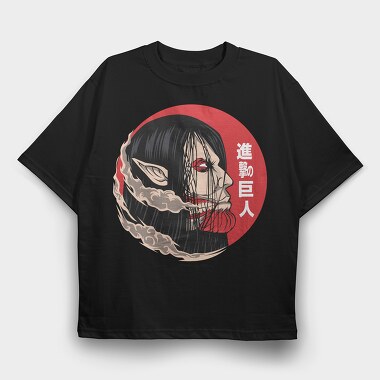 Attack on Titan 9, Tricou Oversize Barbati (Unisex)