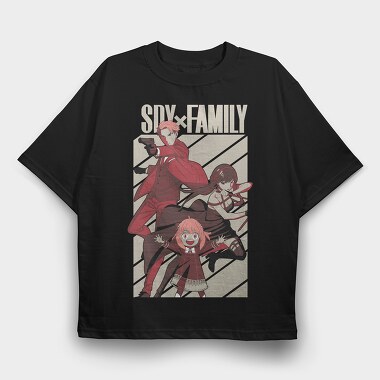 Spy X Family 4, Tricou Oversize Barbati (Unisex)