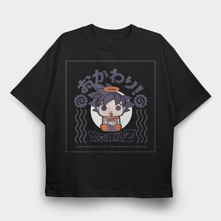 Funko Anime Drangon Ball Z, Tricou Oversize Barbati (Unisex)