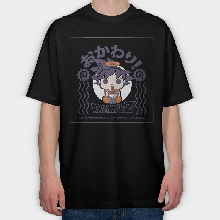 Funko Anime Drangon Ball Z, Tricou Oversize Barbati (Unisex)
