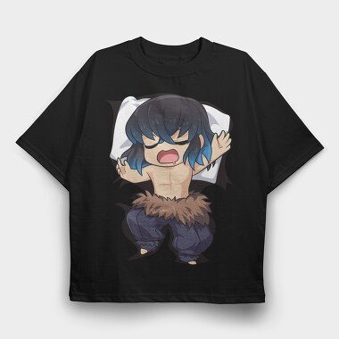 Demon Slayer Pillow 7, Tricou Oversize Barbati (Unisex)